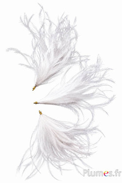Anhänger Strauß - 9-12 cm - creme-naturgrau